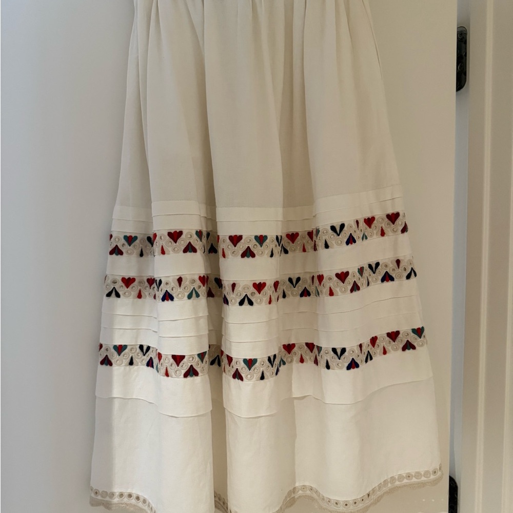 Sea New York Alicia Midi Skirt with Multicolor Embroidery - Picture 3 of 5